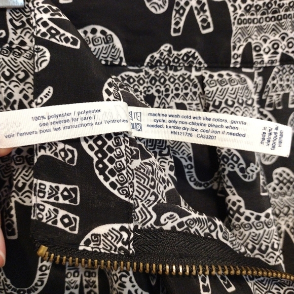 Aeropostale - Elephant Print Pleated Mini Skirt - Picture 9 of 10